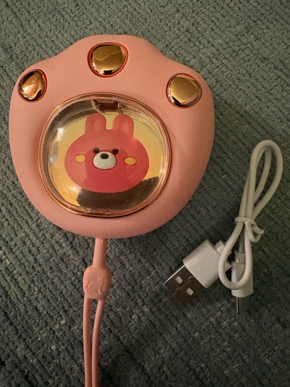 Rechargeable Cute Cat Paw Electric Hand Warmer Portable and Reusable NWT - Picture 2 of 2